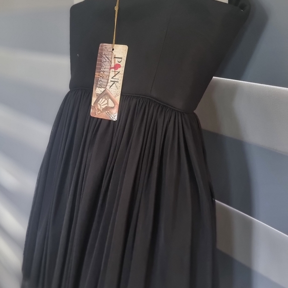 Womens black ballerina style dress - Picture 10 of 12